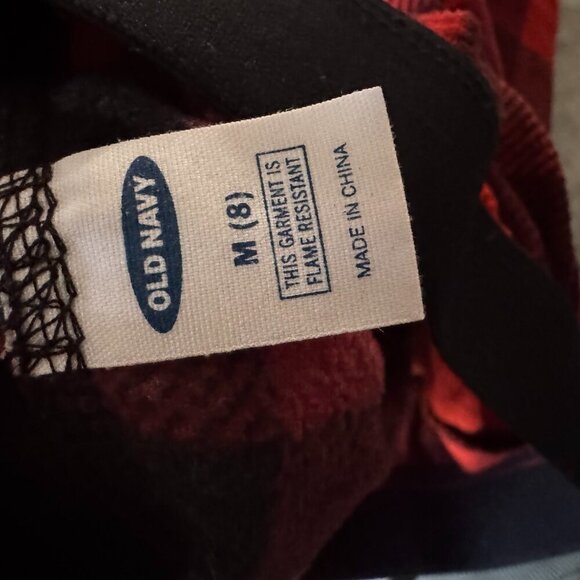 Lot of 4 Old Navy Boys Flannel Pajama Pants & Shirt Size M (8) Plaid Christmas - Picture 13 of 15